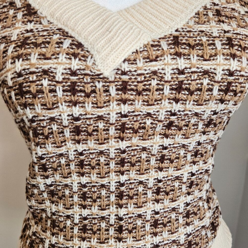 MOD Plaid Pattern Vest - Picture 5 of 5